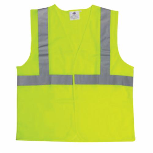 Cordova V241PM Safety Vest, M, Hi-Viz Lime, Polyester Mesh, Hook and Loop Closure, 1 Pockets, ANSI Class: Class 2, Specifications Met: ANSI/ISEA 107-2015 Type R