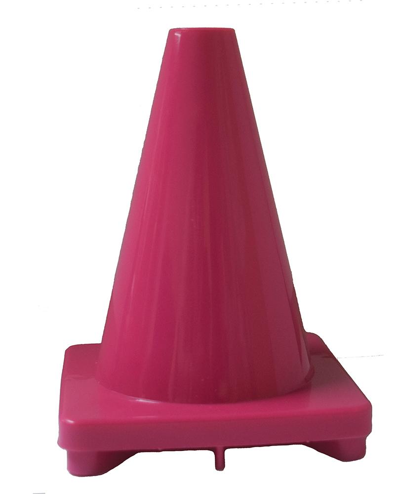 Cortina® 03-500-05LI W-Series Traffic Cone, 18 in H, Fluorescent Lime Cone, Specifications Met: MUTCD Standard, NCHRP 350