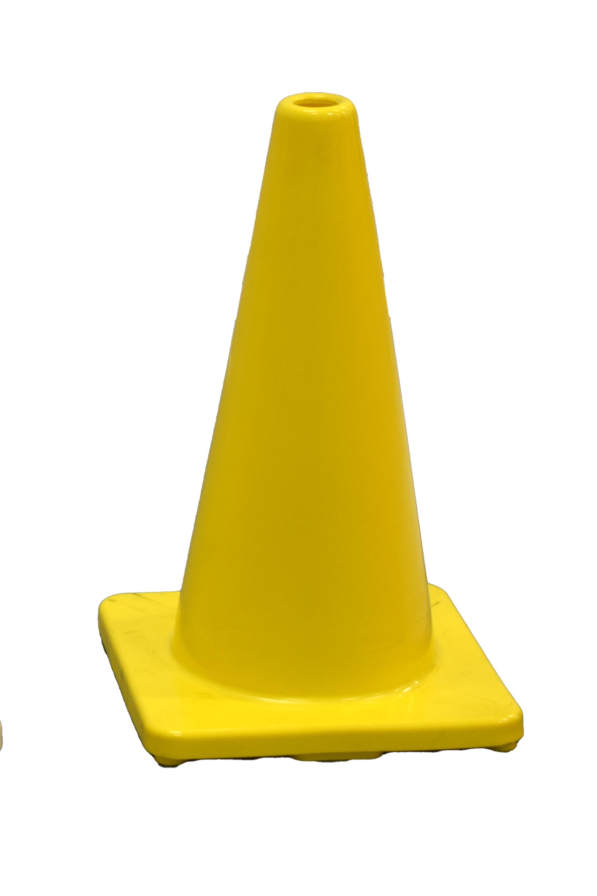 Cortina® 03-500-19 DW-Series Traffic Cone With Black Base, 36 in H, Orange Cone, Specifications Met: MUTCD Standard, NCHRP 350