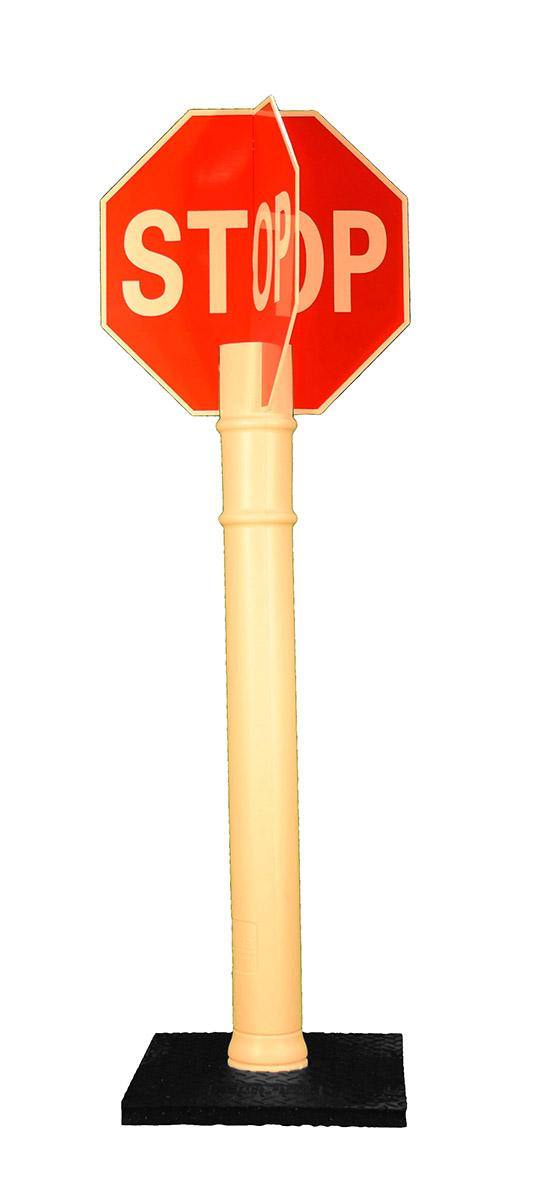 Cortina® 03-752-30 Rectangular Trim Line Base, For Use With Grip N Go™ and Guardian Channelizer Cones, Black