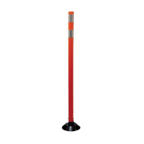 Cortina® EZ-Grab™ 03-747B Flared Portable Delineator Post, 4-1/2 in Dia Blue Polyethylene Post, 2 Stripes