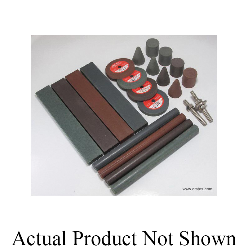 Cratex 086 Stick, 6 in L x 1/2 in W, Rubber Abrasive