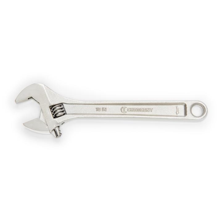 Anchor&reg; 1008 Wrench, 1-1/8 in Wrench, 8 in OAL, Specifications Met: Federal Specified, ANSI Specified, Drop Forged Alloy Steel, Polished Chrome