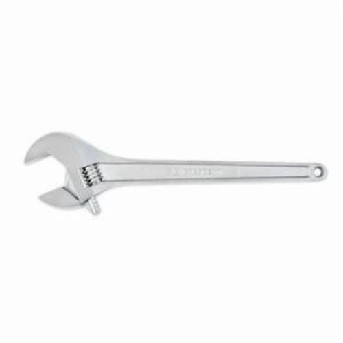 Stanley® 87-473 Non-Insulated Adjustable Wrench, 1-3/8 in Standard Wrench, Polished Chrome Plated, 12 in OAL, Forged Chrome Vanadium Steel Body, ANSI Specified