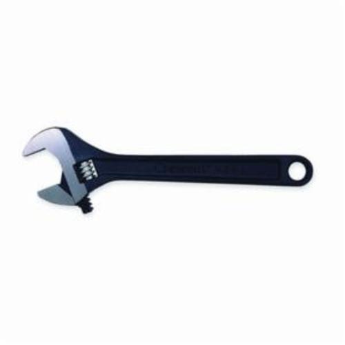 Crescent® AT112BK First Generation Standard Adjustable Wrench, 1-1/2 in, Black Oxide, 12 in OAL, Heat Treated Alloy Steel Body, Heat Treated Alloy Steel