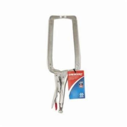 Milwaukee&reg; 48-22-3531 Regular Jaw Locking C-Clamp, Polished Chrome, 4 in D Throat, 1/2 in Jaw Opening, 11 in Jaw, Forged Alloy Steel