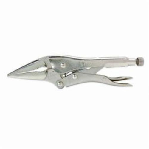 Williams&reg; JHW23202 1-Handed Lever Locking Plier, Screw Locking, Curved Jaw, Serrated Jaw Surface, 7 in OAL