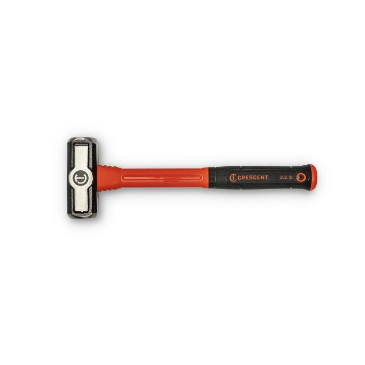 Crescent® CHFENG40 Heavy Duty Engineer Hammer, 13.5 in OAL, 40 oz Alloy Steel Head, Fiberglass Handle