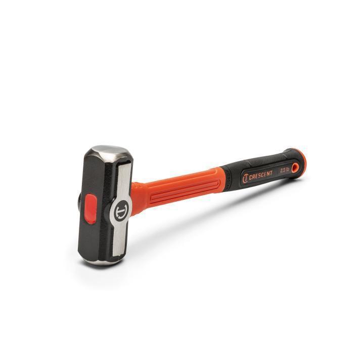 Crescent® CHFENG40 Heavy Duty Engineer Hammer, 13.5 in OAL, 40 oz Alloy Steel Head, Fiberglass Handle