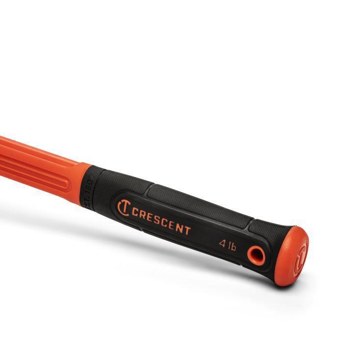 Crescent® CHFENG64 Heavy Duty Engineer Hammer, 14 in OAL, 64 oz Alloy Steel Head, Fiberglass Handle