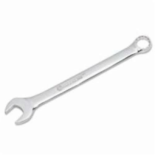 GEARWRENCH® 9913D Flexible Head Open End Regular Length Combination Wrench, 13 mm Wrench, 12 Points, 0/15 deg Offset, 7.004 in OAL, Metal, Polished Chrome/Nickel Plated