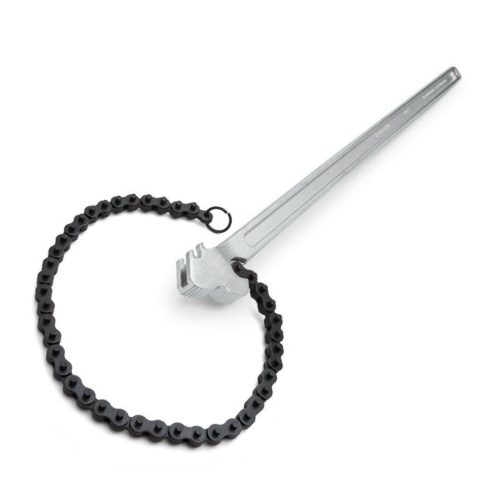 Proto&reg; J801 Universal Chain Wrench, 7/8 to 4 in, 12-5/16 in OAL, Single End Steel Jaw, Forged Steel Handle