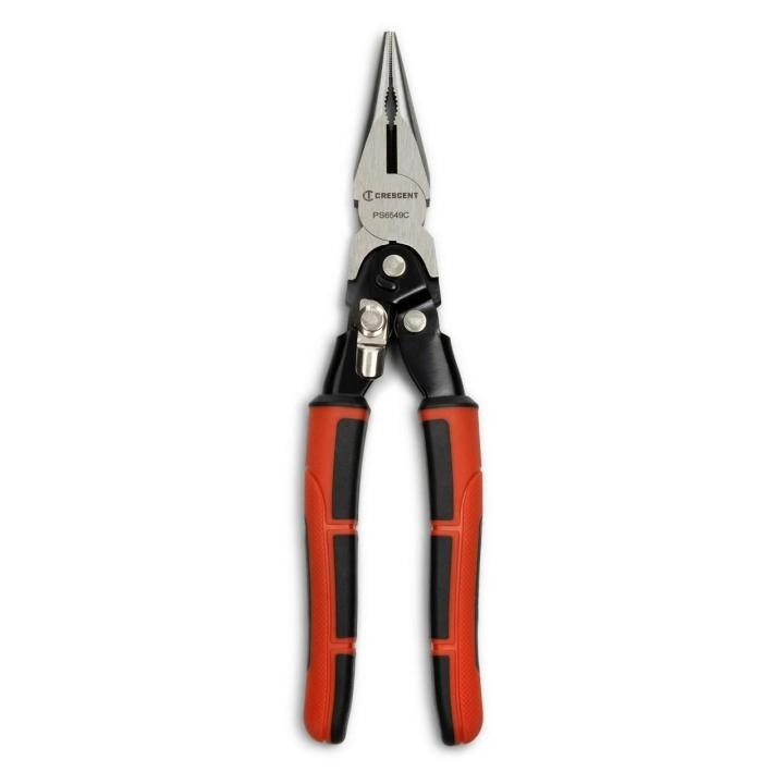 Weller&reg; 57CGV Standard Needle Nose Plier, 1-23/32 in L x 15/32 in W, Serrated Forged Alloy Steel Jaw, 1/16 in W Tip, 5-11/16 in OAL