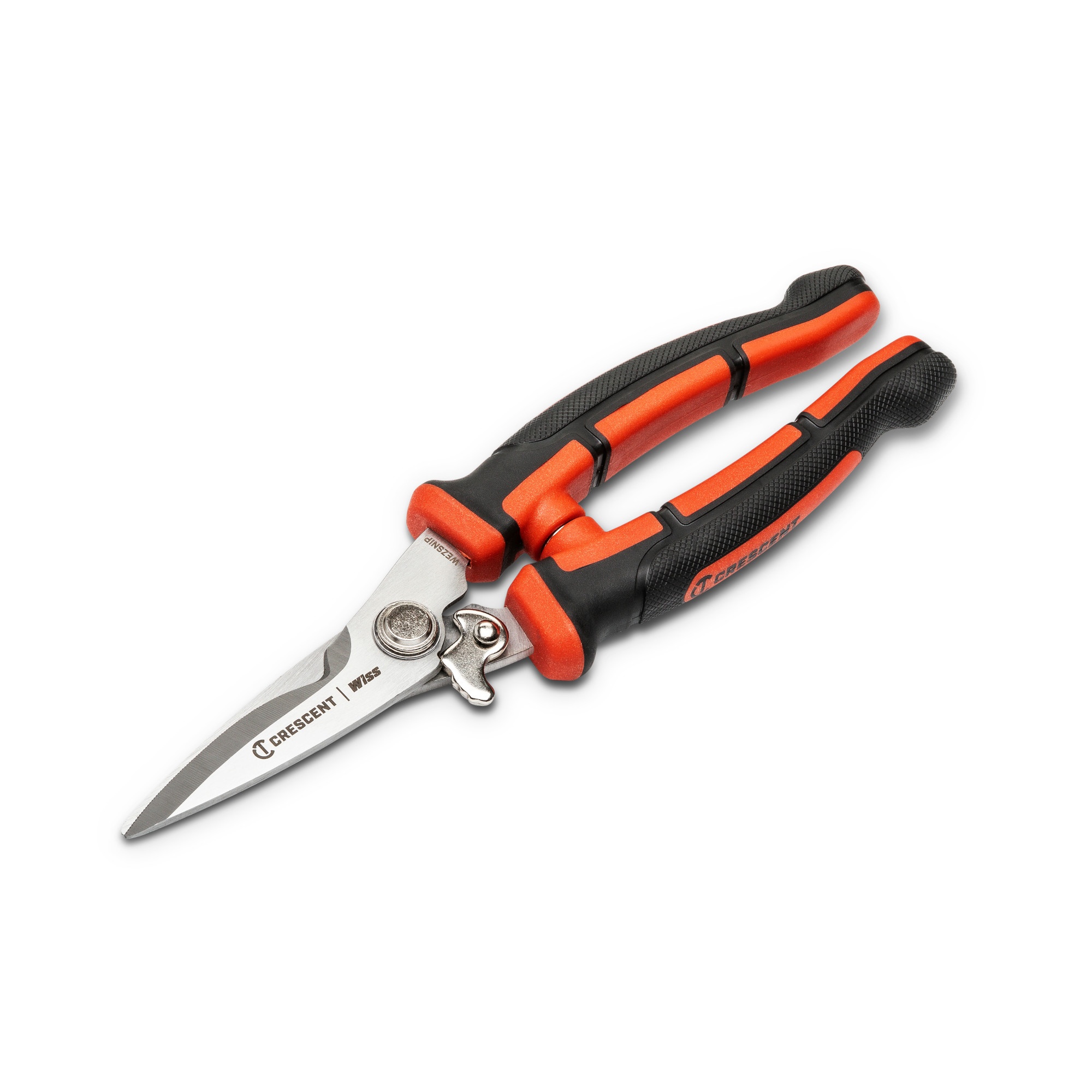 Bahco&reg; BAH2744 Heavy Duty Multi-Purpose Universal Snip, 7-1/2 in Cutting, Steel Blade, Fiberglass/Nylon Handle, Comfort Grip
