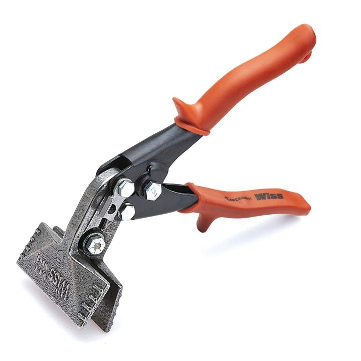 Crescent&reg;WS4 Hand Seamer, 3 in W x 1-1/4 in D Jaw, Graduations 1/4 in, Cushion Grip Handle
