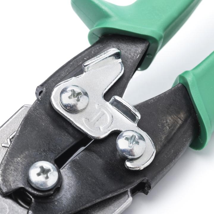 Crescent®M2R MetalMaster® Compound Action Aviation Snip, 18 ga Low Carbon Steel Cutting, 1-3/8 in L of Cut, Right/Straight Snip, Molybdenum Steel Blade, High Strength Steel Handle, Non-Slip/Textured Grip