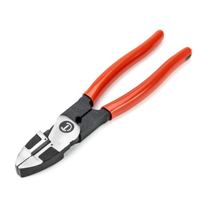 Milwaukee&reg; 48-22-6100 High Leverage Lineman's Plier, 1-39/64 in L x 1-45/64 in W x 37/64 in THK Iron Carbide Jaw, 9 in OAL
