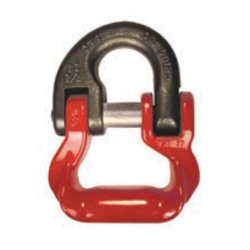 Crosby® 1012889 S-249 Twin Clevis Link, 3/8 in Trade, 6600 lb Load, Forged/Heat Treated Carbon Steel