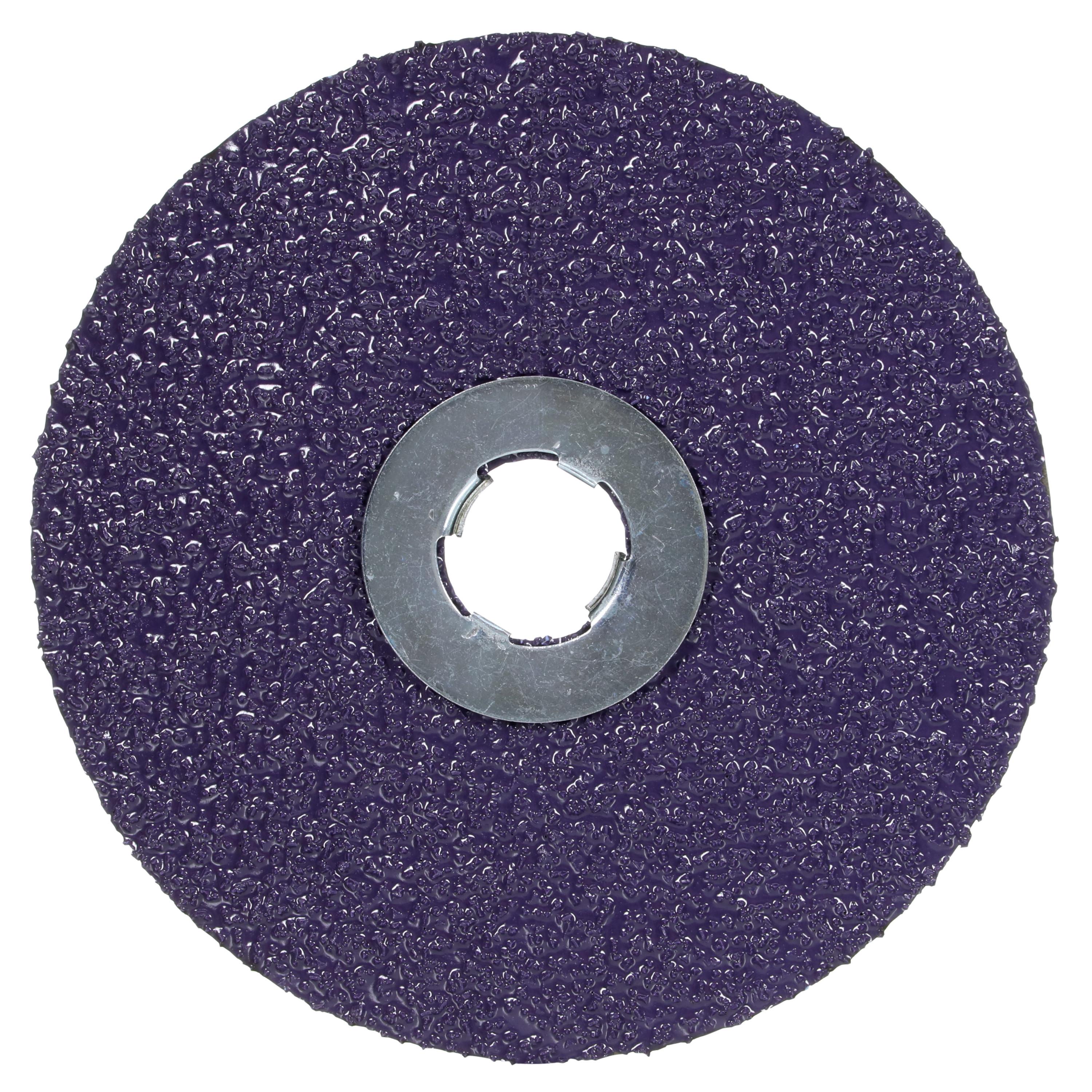 Cubitron&trade; II 7100011522 987C Disc, 5 in Dia Disc, 0.875 in Center Hole, 36+ Grit, Precision Shaped Ceramic Abrasive, Center Hole Attachment