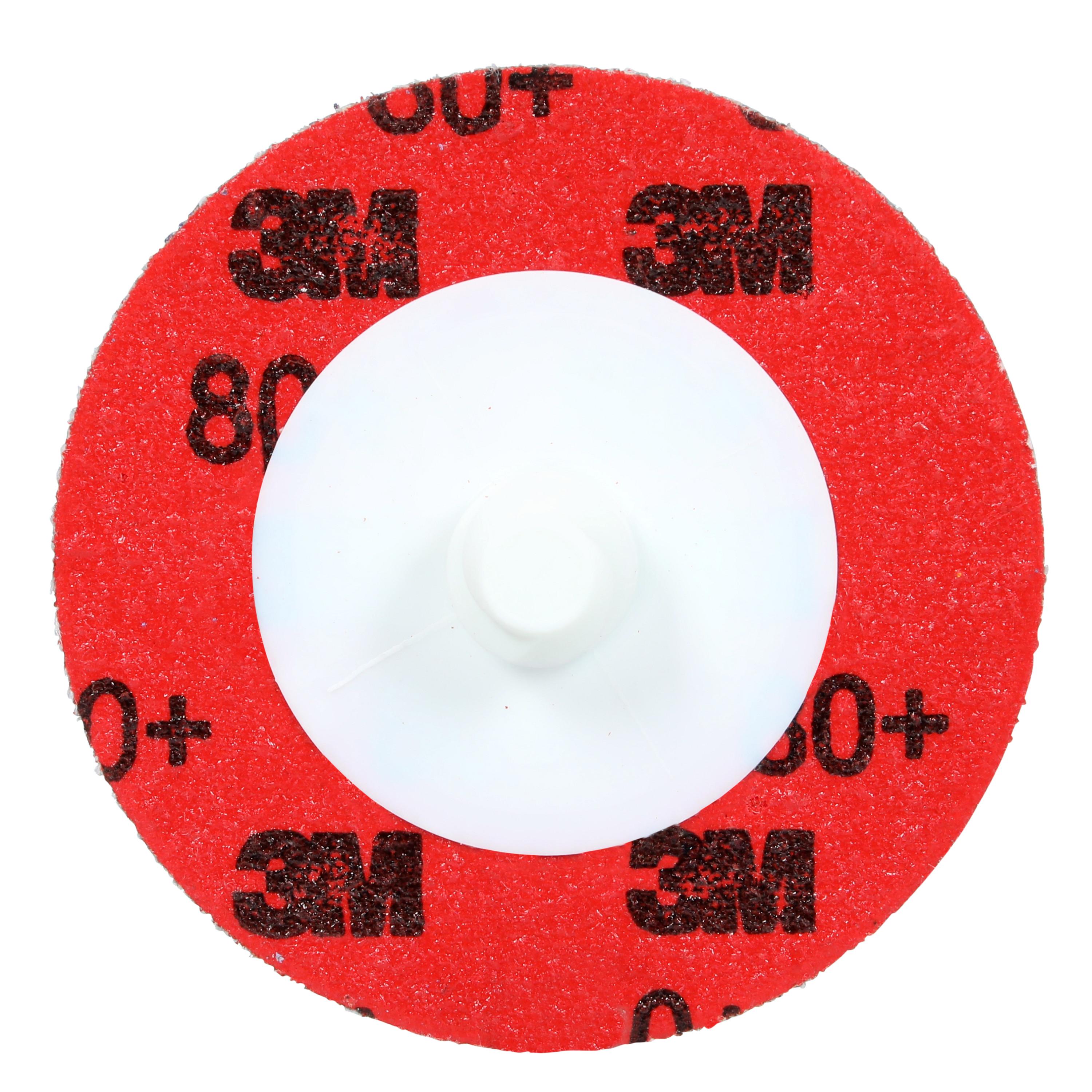 Cubitron&trade; 7100332346 Fibre Disc, 3 in Dia Disc, 36+ Grit, Precision Shaped Ceramic Abrasive, TR Attachment