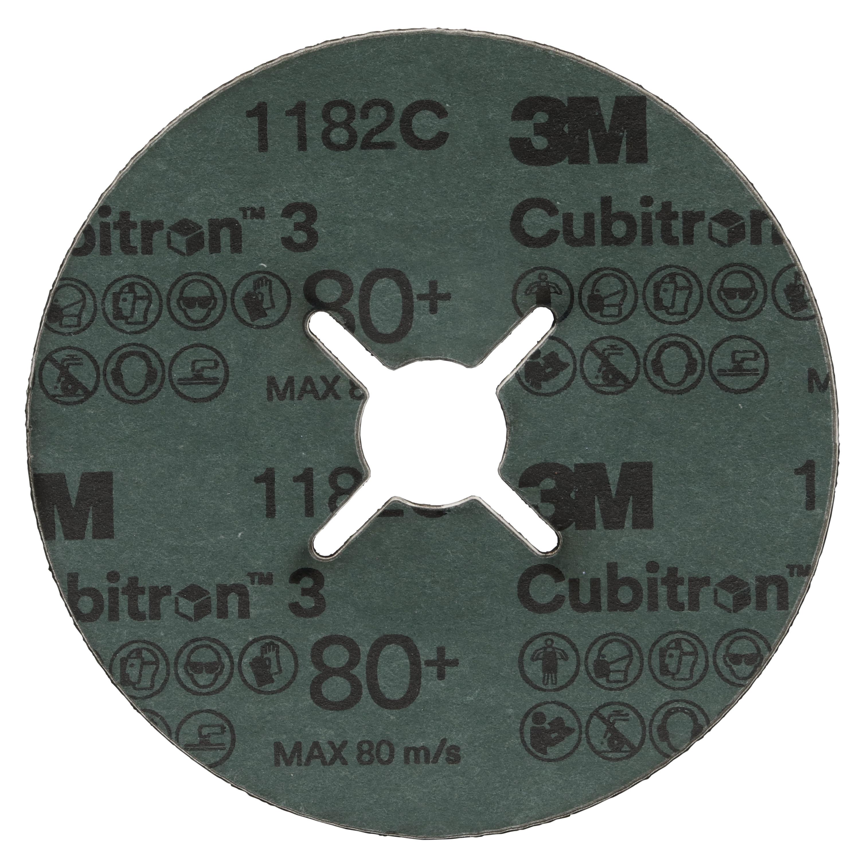 Cubitron™ 7100265991 Cloth Belt, 43 in W Belt x 75 in L, 120+ Grit, Precision Shaped Ceramic Abrasive, Cloth Backing