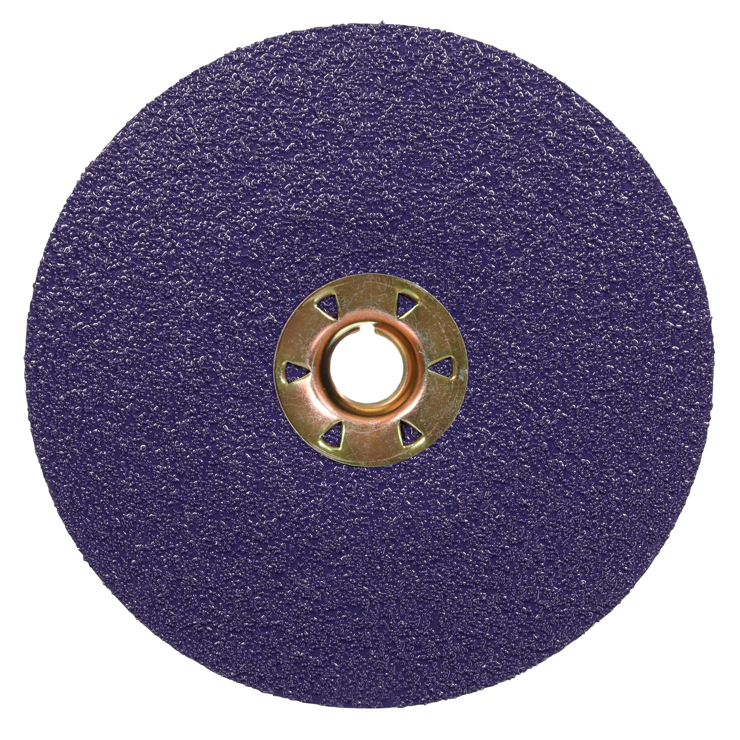 Cubitron&trade; 7100332343 Fibre Disc, 2 in Dia Disc, 60+ Grit, Precision Shaped Ceramic Abrasive, TR Attachment