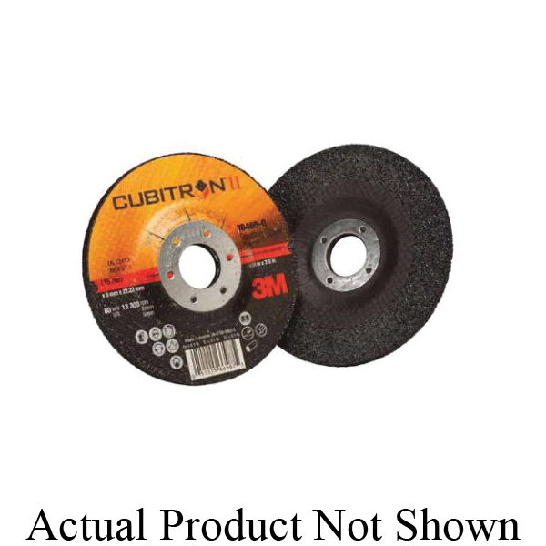 product Norton®BlueFire® 66253146918 NV Type 11 Portable Snagging Wheel, 5 in Dia Max, 2 in THK