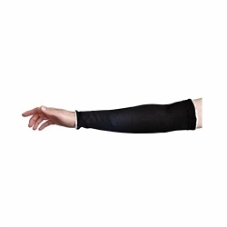 product Contender™ KGC1T18T/L KGC1T Cut and Flame Resistant Sleeves With Thumb Hole, L, 18 in L x 1 ply THK, Aramid®/Composite Filament Fiber Yarn