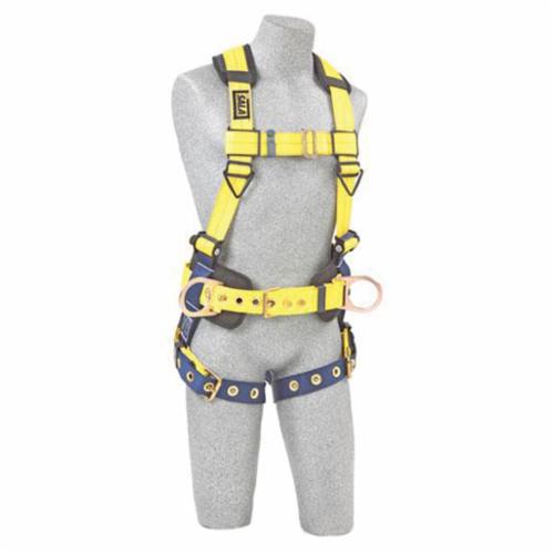3M DBI-SALA Fall Protection 1101659 Delta&trade; Polyester Strap Harnesses, 2XL, Repel&trade; Polyester Strap, Tongue Leg Strap Buckle, Steel Hardware, Yellow