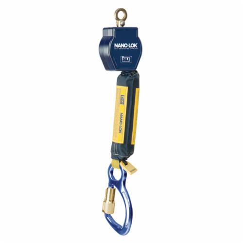 3M Protecta Fall Protection 84077907173 Rebel&trade; Self-Retracting Lifeline, 420 lb Load, 33 ft L, ANSI A10.32, ANSI Z359.1, ANSI Z359.14, OSHA 1910.66, OSHA 1926.502