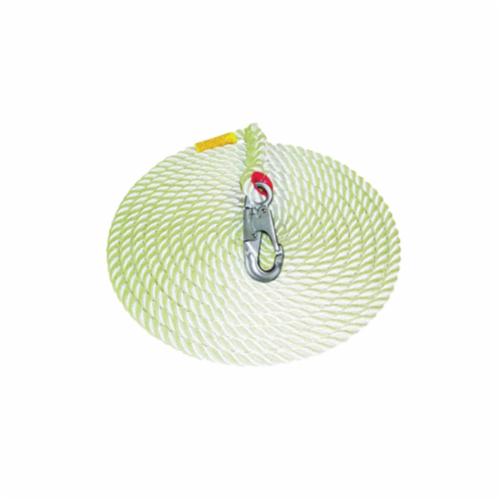 product 3M PROTECTA® 3100512 Twin-Leg Self Retracting Lifeline with Carabiner, 310 lb, 6 ft, Zinc Plated Steel Single Pin Connector, Zinc Plated Steel Rebar Snap Hook