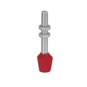DESTACO 468206-M Metric Spindle, M10 Thread, 50.8 mm L Thread, 76.2 mm OAL, 16 mm Tip, 5.08 mm H Nut