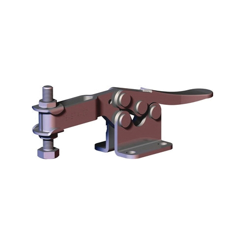 DESTACO 202-UB 202 Series Standard Vertical Hold-Down Toggle Locking Clamp, Steel, 200 lb Holding, 1.13 in H Under Arm, 1/4-20 Thread