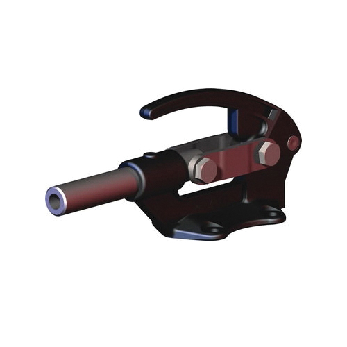 DESTACO 650 Standard Straight Line Action Toggle Clamp, Carbon Steel, 16000 lb, 2-1/4 in, 0.99 in Dia, 5/8-11