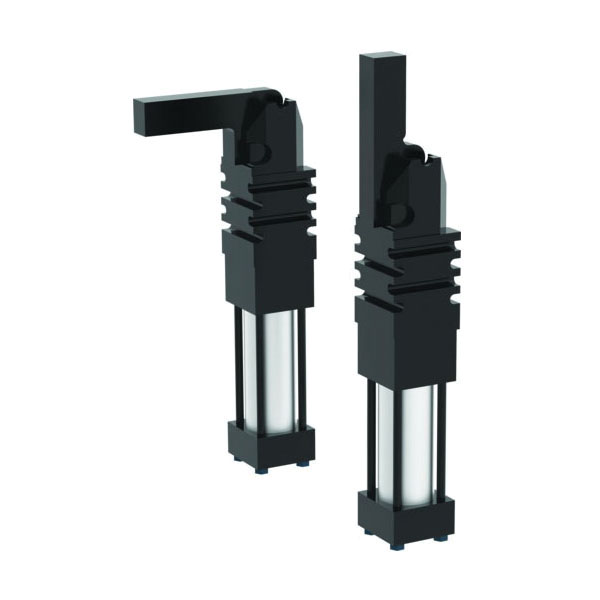 DESTACO 871-2 Heavy Duty Standard Pneumatic Power Clamp With Horizontal Clamp Arm, 1-1/2 in Cylinder Bore