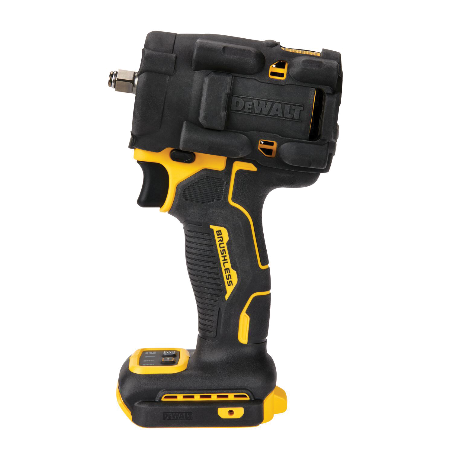 DeWALT&reg; DCF923B Cordless Impact Wrench With Hog Ring Anvil Kit, 3/8 in, 3550 ipm, 450 ft-lb Torque, 20 V DC, 5 in OAL