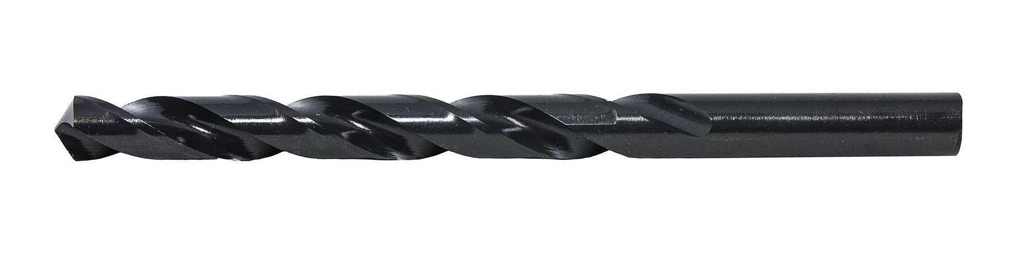 Drillco 480A017 Heavy Duty Jobber Length Drill Bit, #17 Drill - Wire, 0.173 in Drill - Decimal Inch, 135 deg Point, HSS, Black Oxide