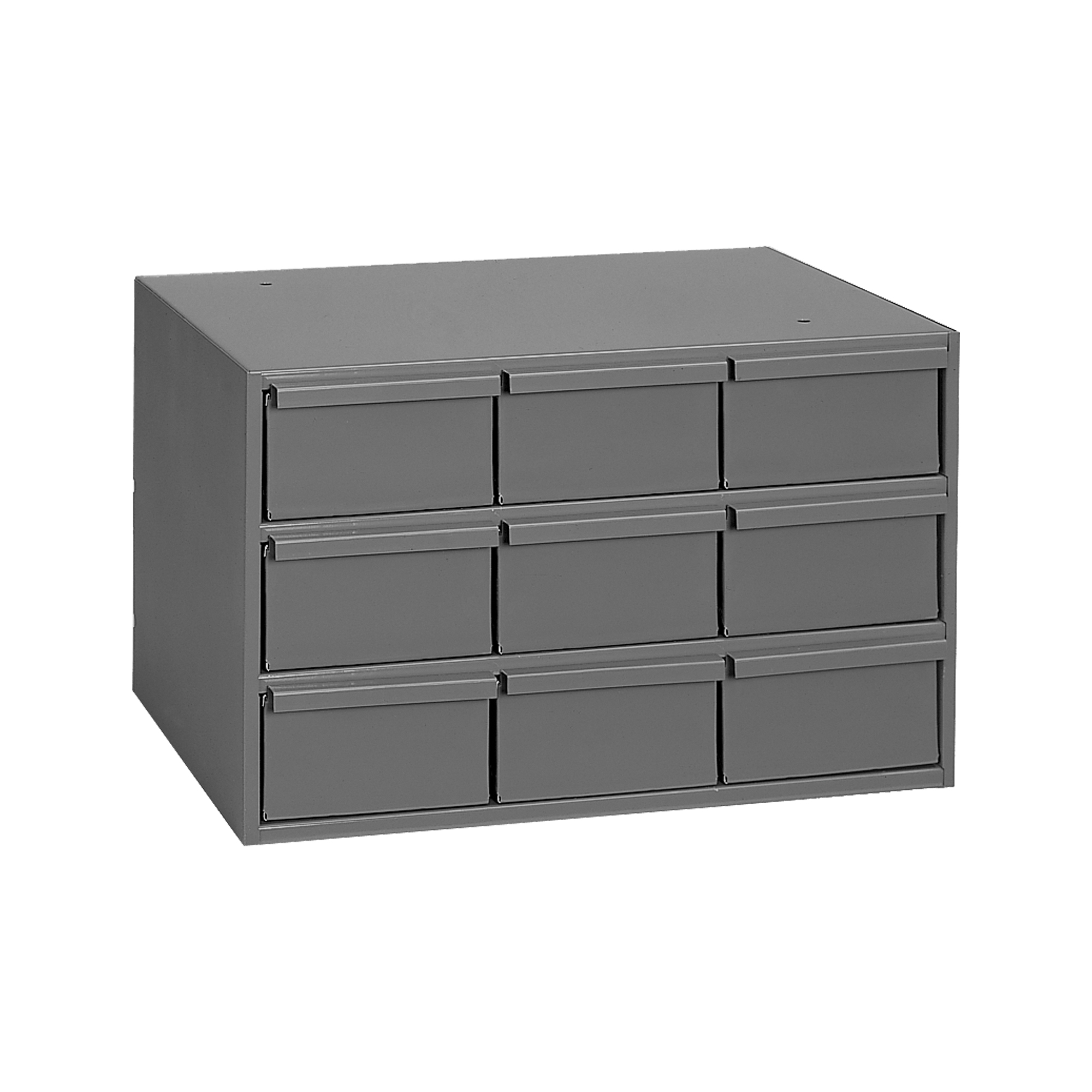 DURHAM MFG&reg; 004-95 Standard Drawer Bin Cabinet, 11-11/16 in L x 17-1/4 in W x 10-7/8 in H, 9 Drawers