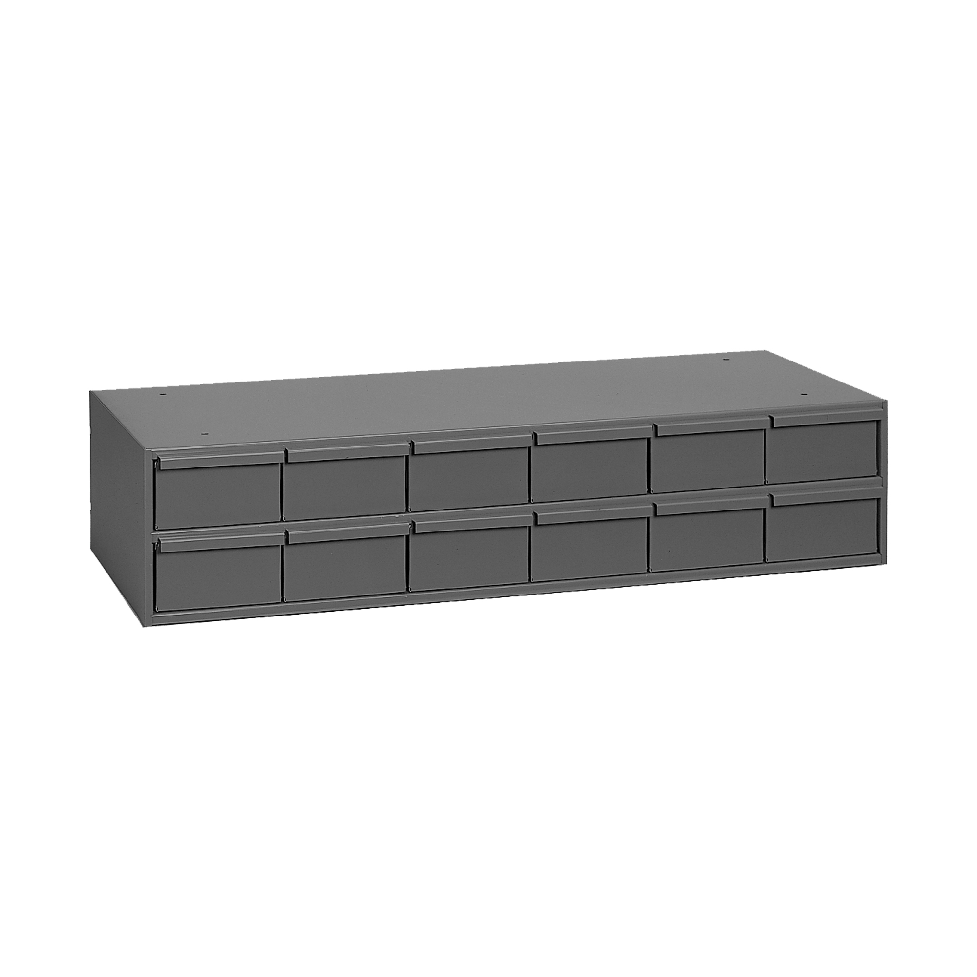 DURHAM MFG&reg; 013-95 Standard Drawer Bin Cabinet, 11-11/16 in L x 33-13/16 in W x 7-3/8 in H, 12 Drawers