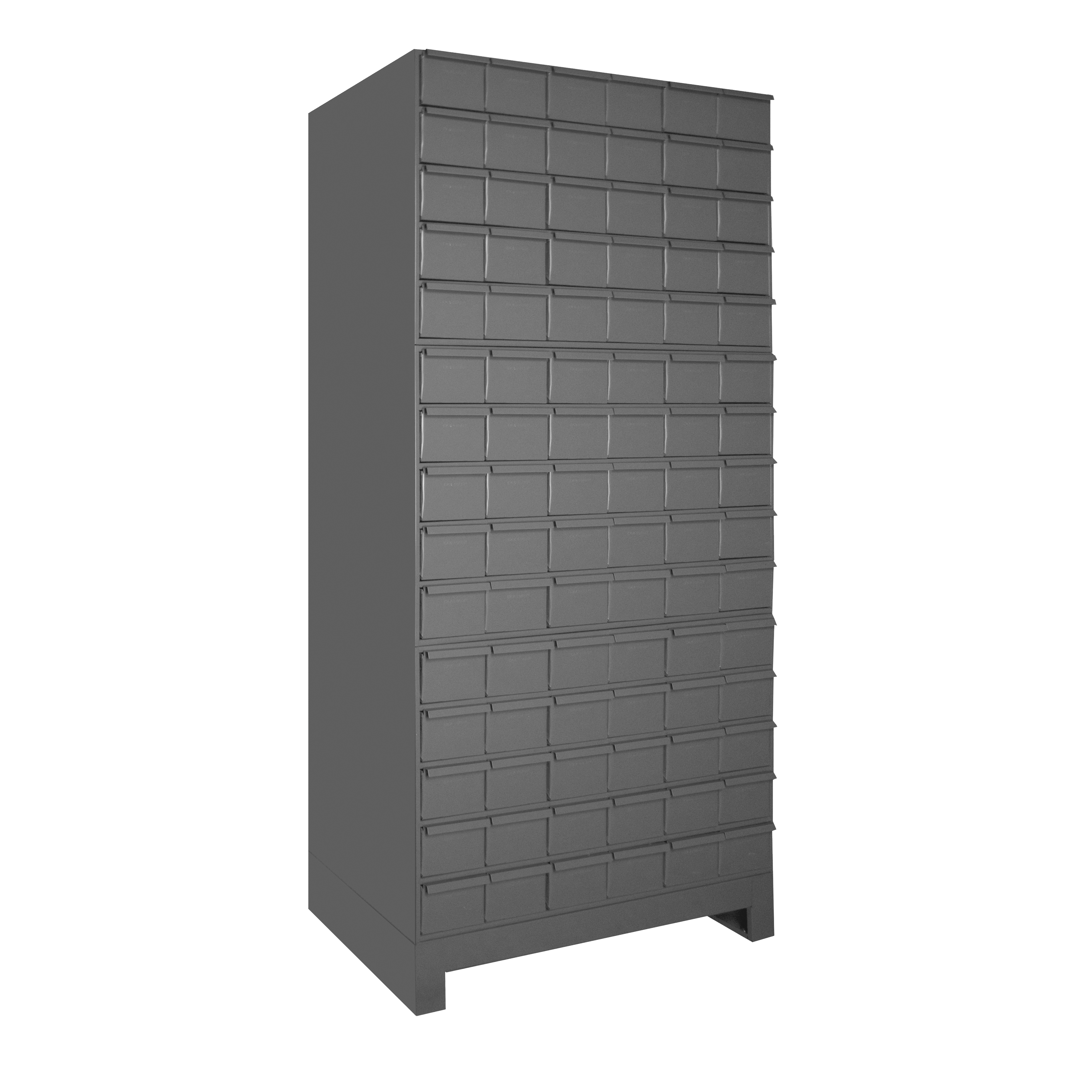 DURHAM MFG&reg; 026-95 Drawer Bin Cabinet, 12-1/4 in L x 34 in W x 68-3/8 in H, 90 Drawers