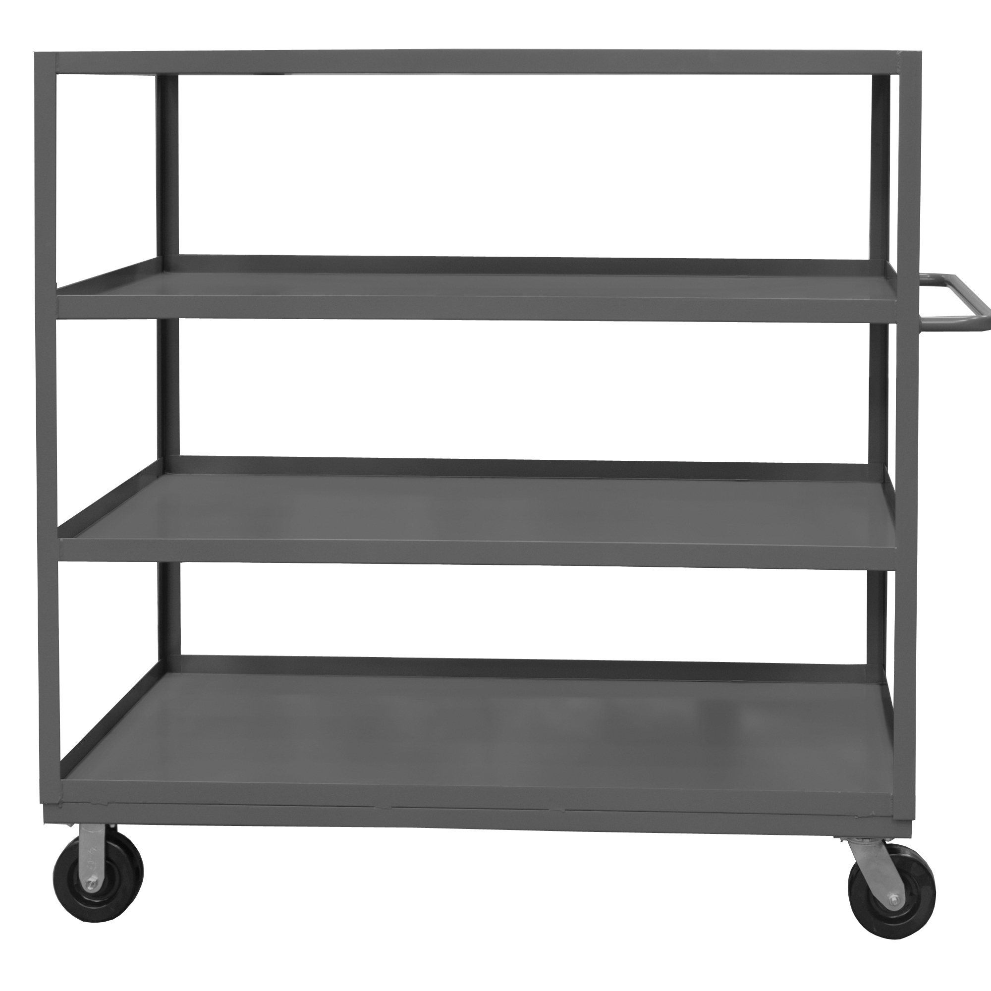 DURHAM MFG&reg; RSC-2436-4-3K-95 Stock Cart, 42-1/4 in L x 24-1/4 in W x 60 in H, 3000 lb Load, Gray