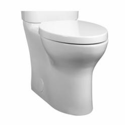 DXV D23226A000.415 LYNDON® Right Height Toilet Bowl With Slow Close Toilet Seat, Canvas White, Elongated Shape, 12 in Rough-In, 16-1/2 in H Rim, 2-1/8 in Trapway