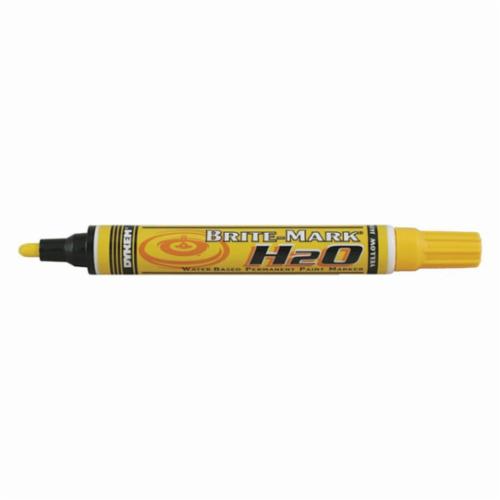Dykem&reg; BRITE-MARK&reg; H2O General Purpose Permanent Paint Marker, Medium Tip, Aluminum
