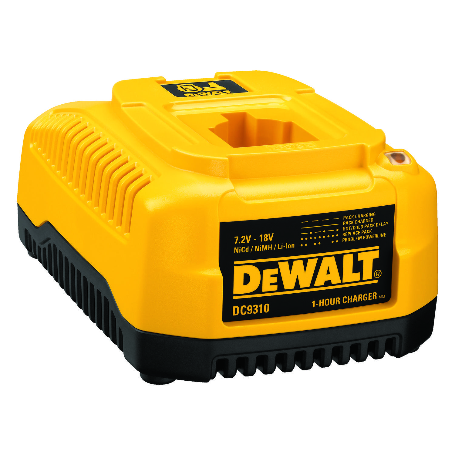 product DeWALT® MAX DCB119 Cordless Vehicle Battery Charger, For Use With DeWALT® 12 to 20 V Max Series Lithium-Ion BatteMax, Lithium-Ion Battery, 40 min to 1-1/2 hr Charging, 1 Battery
