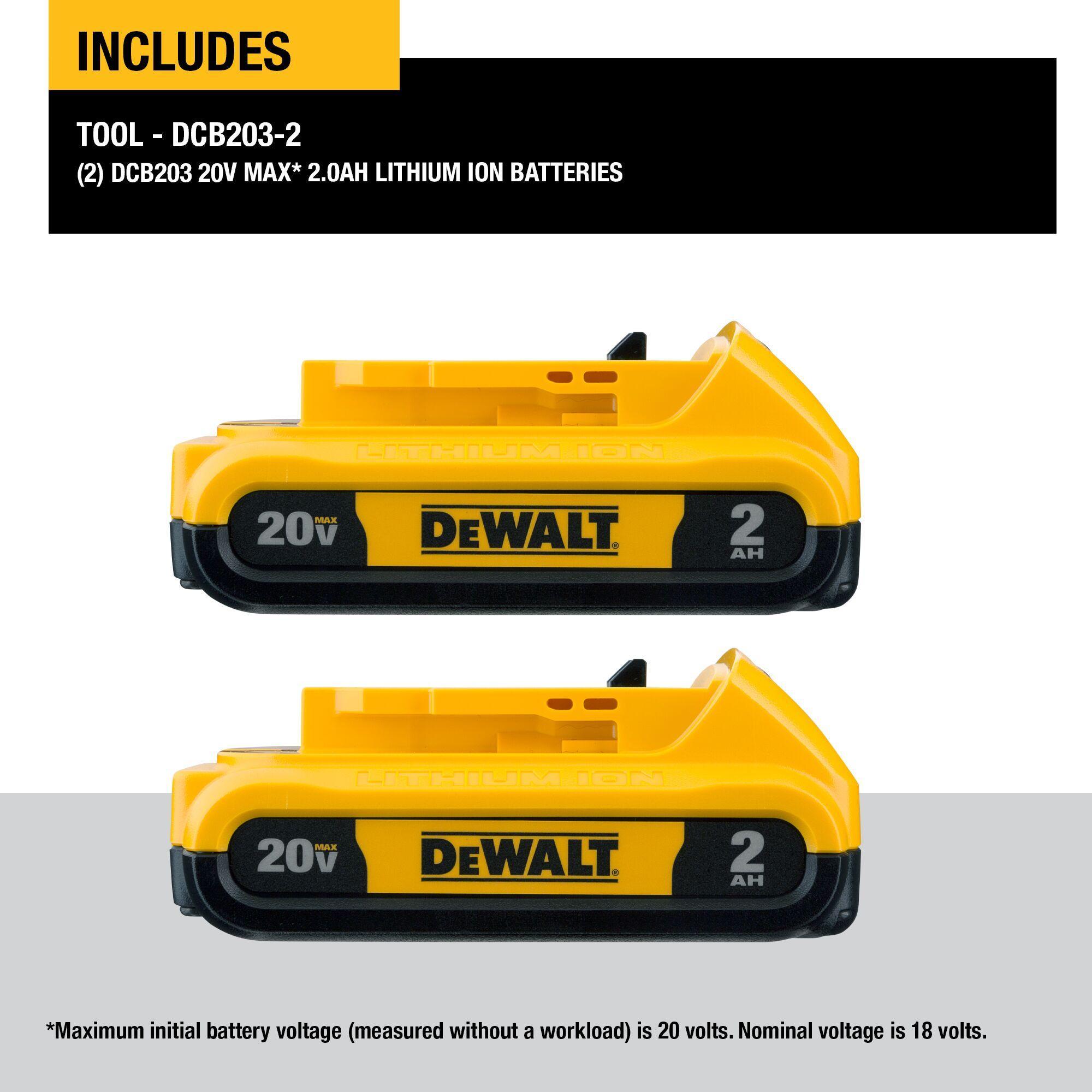 DeWALT® DCB203-2