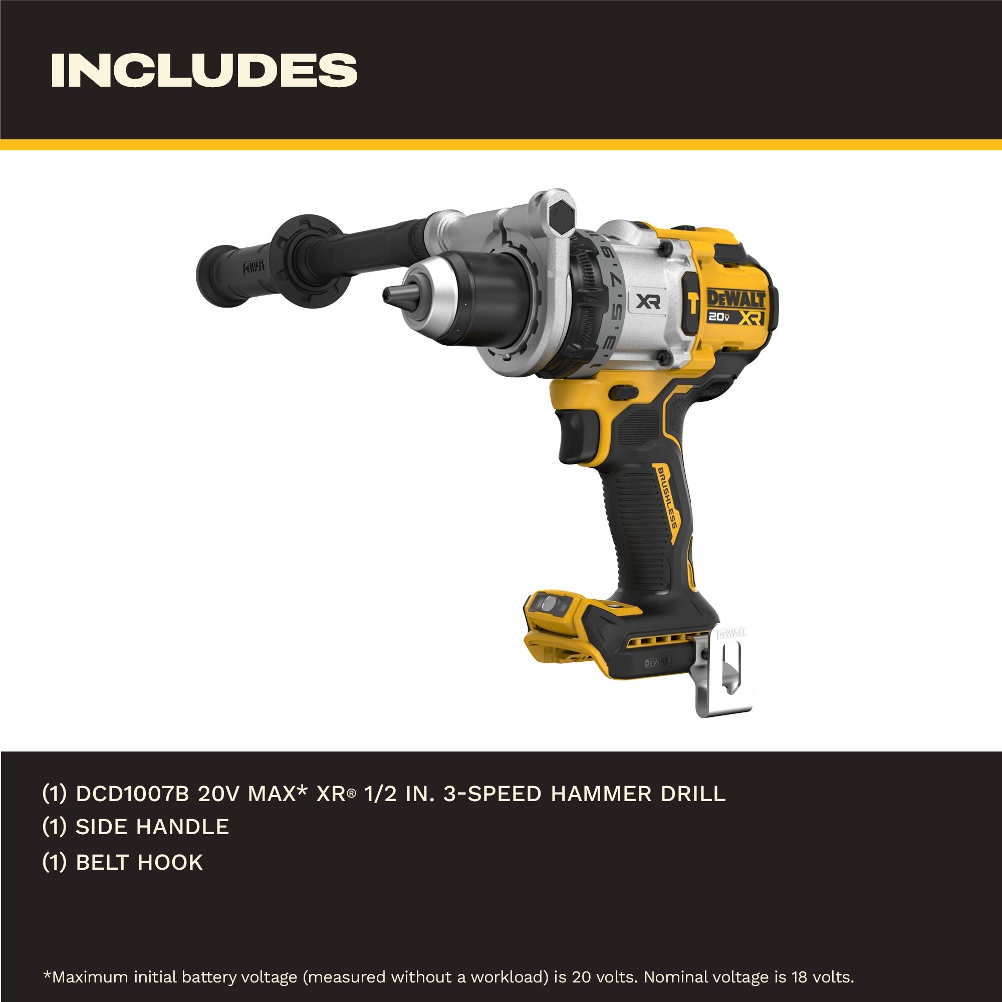 DeWALT&reg; DCD1007B DEWT DCD1007B