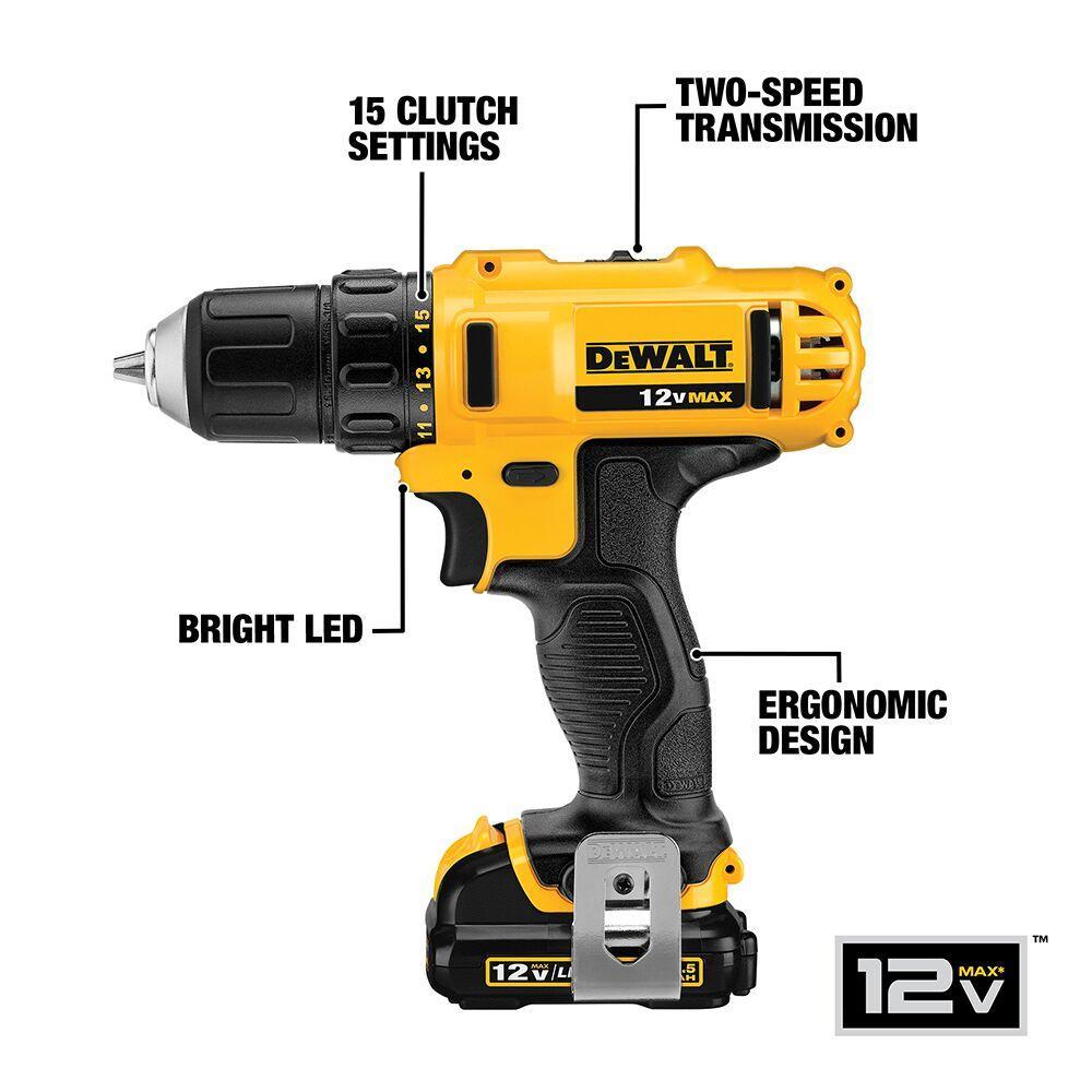 DeWALT&reg; DCD710S2 DEWT-DCD710S2
