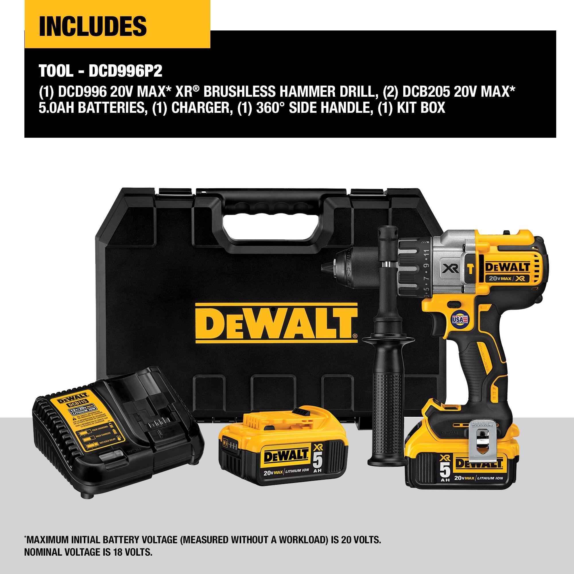 DeWALT&reg; DCD996P2 DEWT DCD996P2