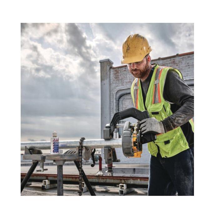 DeWALT&reg; DCE700X2 Cordless Pipe Threader Kit, 1/2 to 2 in Pipe, 26.38 in L x 5 in W, (2) FLEXVOLT&reg; 20V/60V MAX* 9 Ah Glass Filled Nylon Battery