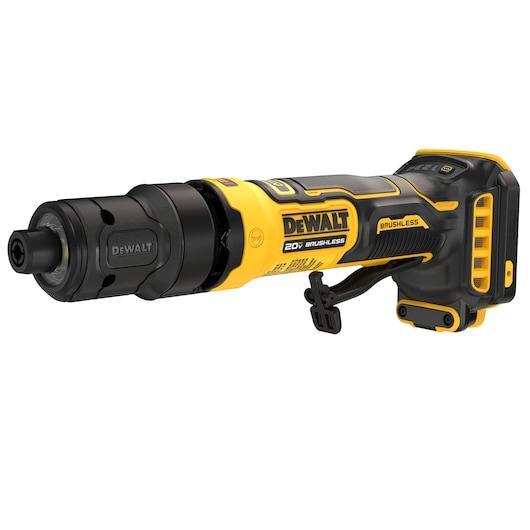 DeWALT&reg; DCG400S2 Angle Grinder, Bare Tool, 4 in Dia Wheel, 5/8 in Arbor/Shank, 20 V DC, Paddle Switch